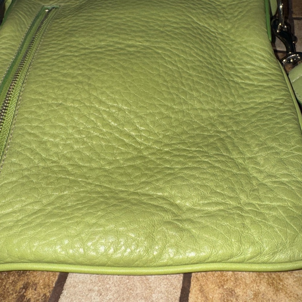 Coach Chartreuse Leather Crossbody - Picture 6 of 8